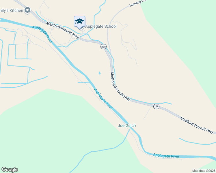 map of restaurants, bars, coffee shops, grocery stores, and more near 13617 Oregon 238 in Jacksonville