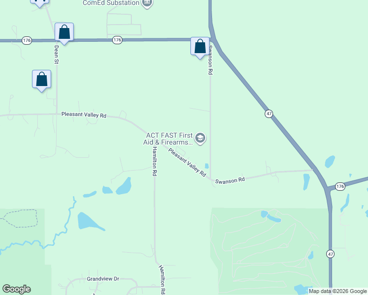 map of restaurants, bars, coffee shops, grocery stores, and more near 12216 Pleasant Valley Road in Woodstock