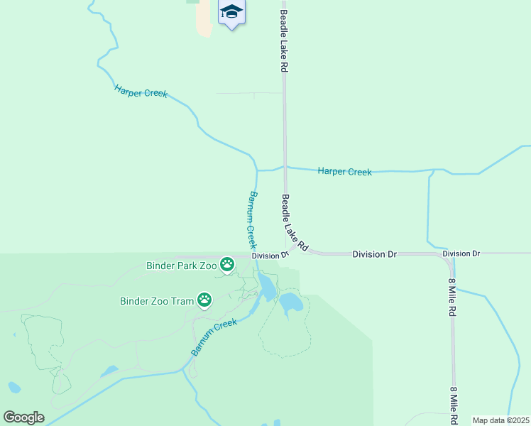map of restaurants, bars, coffee shops, grocery stores, and more near 12069 Beadle Lake Road in Battle Creek