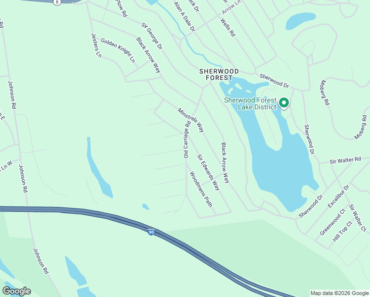 map of restaurants, bars, coffee shops, grocery stores, and more near 54 Robin Hood Lane in Becket