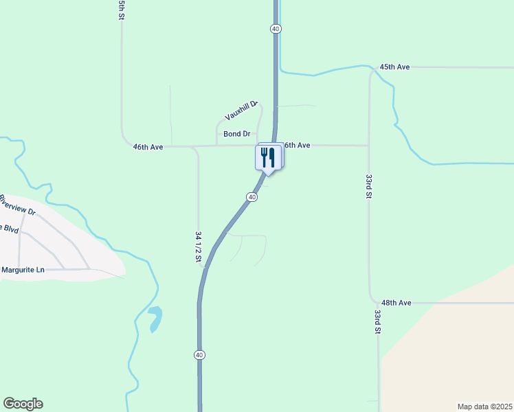 map of restaurants, bars, coffee shops, grocery stores, and more near 46693 Michigan 40 in Paw Paw