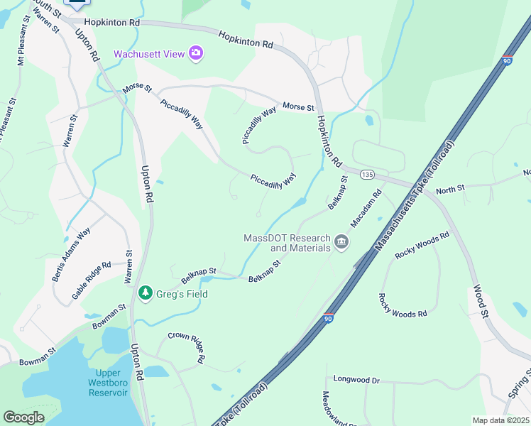 map of restaurants, bars, coffee shops, grocery stores, and more near 8 Grindstone Court in Westborough