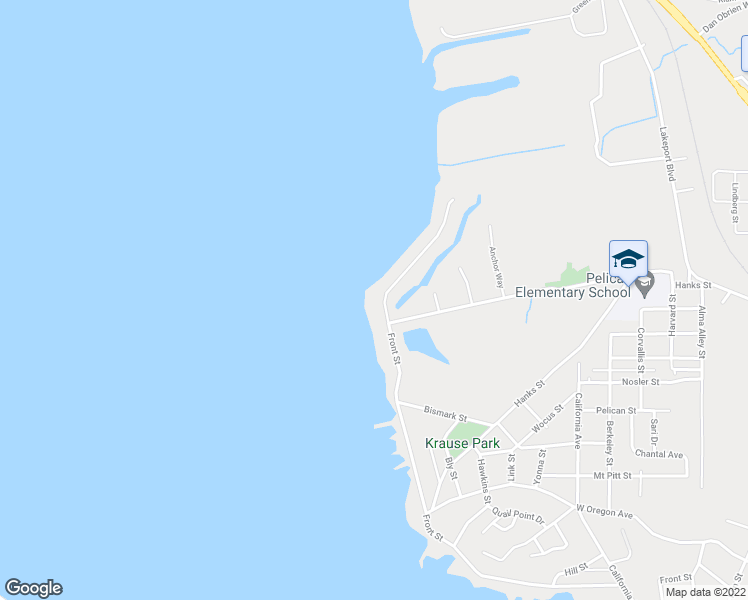 map of restaurants, bars, coffee shops, grocery stores, and more near 2910 Front Street in Klamath Falls