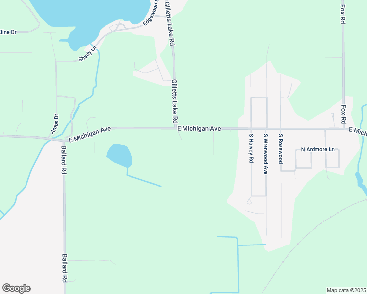 map of restaurants, bars, coffee shops, grocery stores, and more near 6931 East Michigan Avenue in Jackson