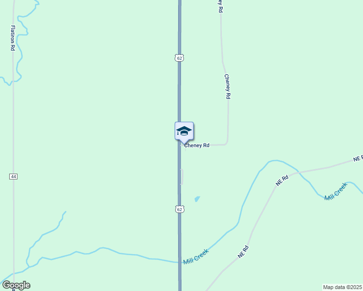 map of restaurants, bars, coffee shops, grocery stores, and more near 5785 Cheney Road in Conewango Valley