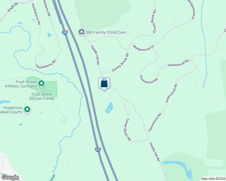 map of restaurants, bars, coffee shops, grocery stores, and more near 166 Saddle Hill Road in Hopkinton