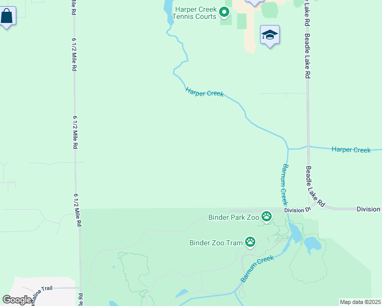 map of restaurants, bars, coffee shops, grocery stores, and more near 12069 Beadle Lake Road in Battle Creek