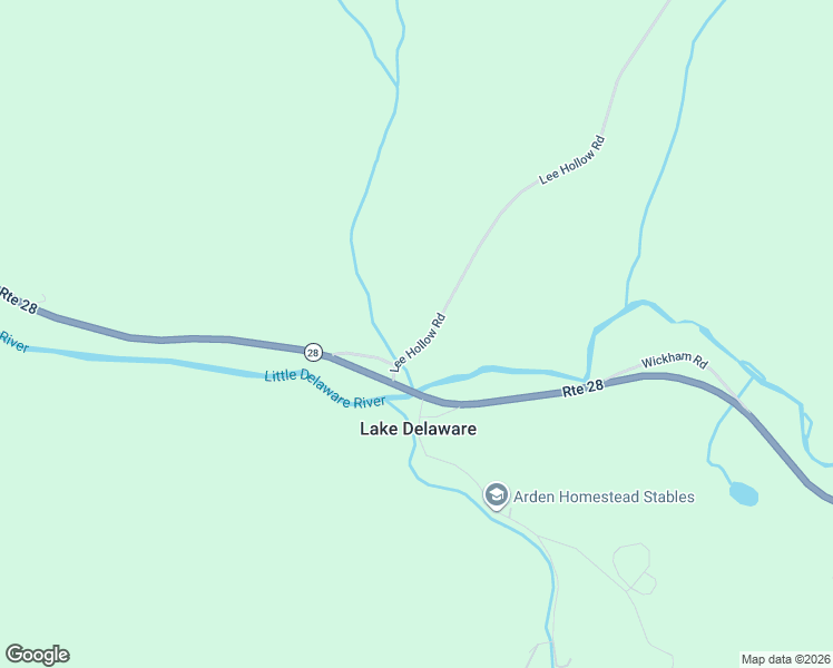 map of restaurants, bars, coffee shops, grocery stores, and more near 155 Lee Hollow Rd in Delhi