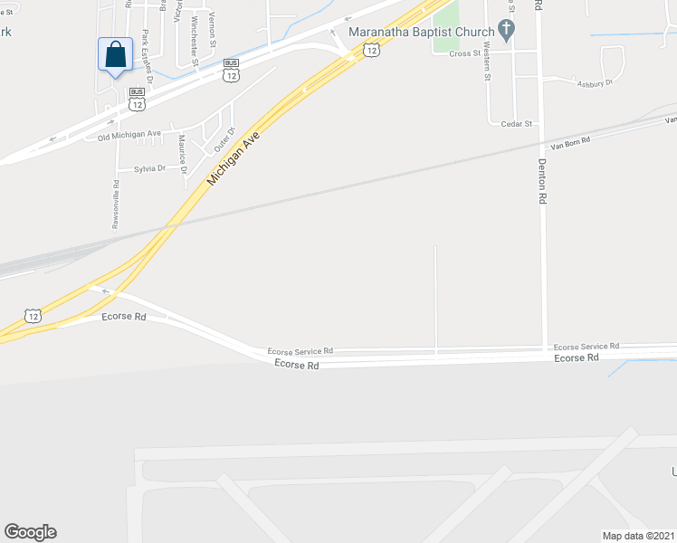 map of restaurants, bars, coffee shops, grocery stores, and more near 50000 Ecorse Road in Belleville