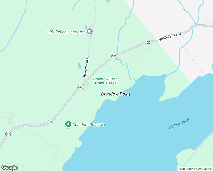 map of restaurants, bars, coffee shops, grocery stores, and more near 480 New York 385 in Catskill
