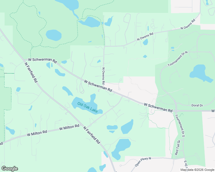 map of restaurants, bars, coffee shops, grocery stores, and more near 5 Scarlet Oak Drive in Hawthorn Woods