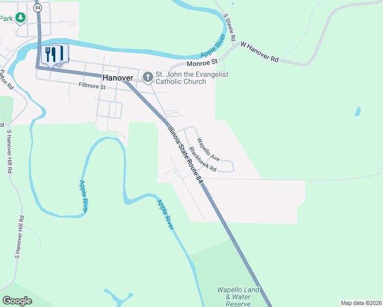 map of restaurants, bars, coffee shops, grocery stores, and more near 28 Blackhawk Road in Hanover