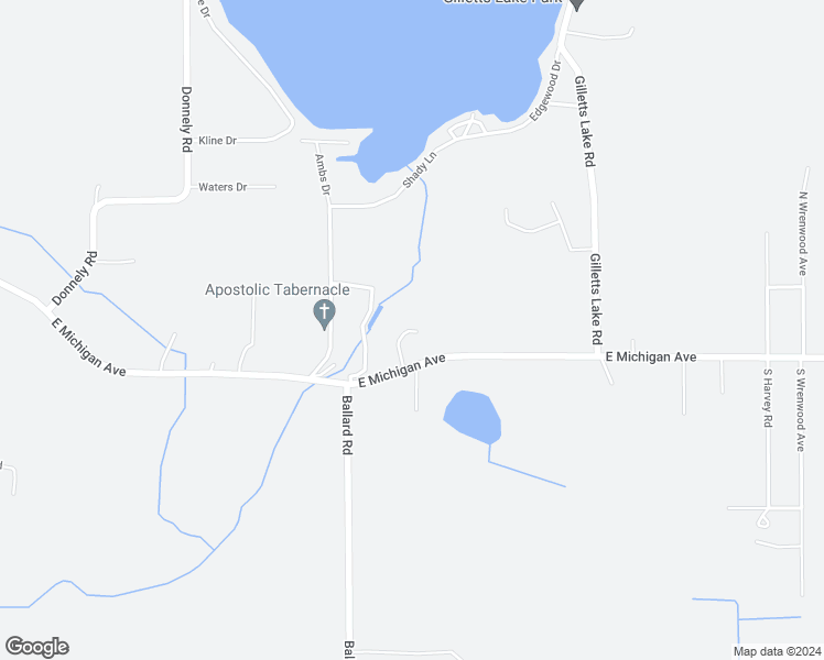 map of restaurants, bars, coffee shops, grocery stores, and more near 6462 East Michigan Avenue in Jackson