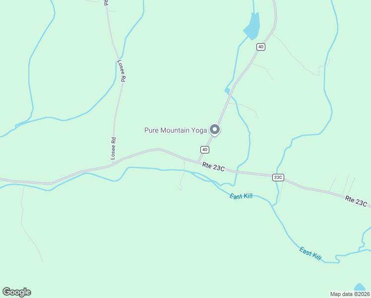 map of restaurants, bars, coffee shops, grocery stores, and more near 2484 Route 23c in East Jewett