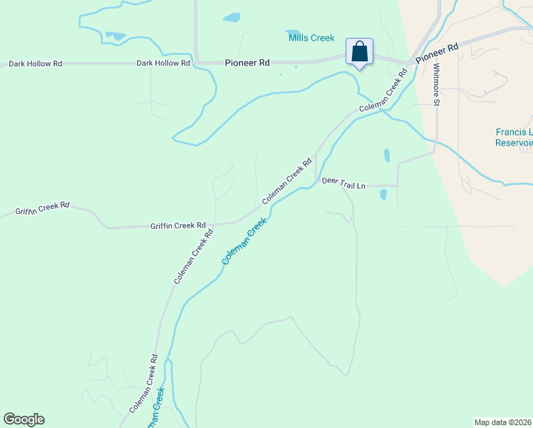 map of restaurants, bars, coffee shops, grocery stores, and more near 5355 Coleman Creek Road in Medford