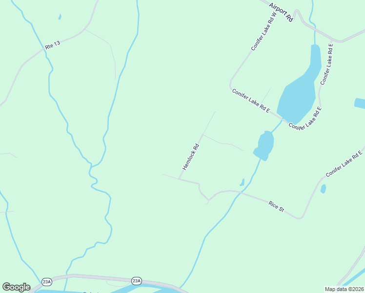 map of restaurants, bars, coffee shops, grocery stores, and more near 61 Hemlock Road in Greene
