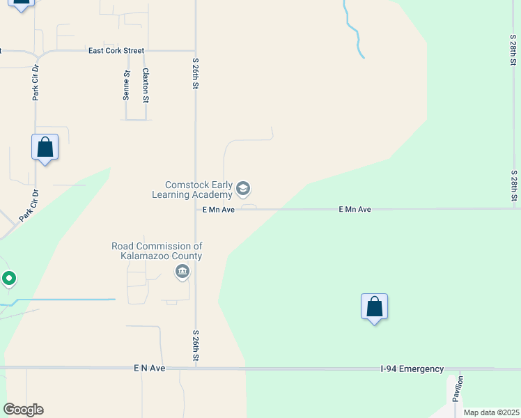 map of restaurants, bars, coffee shops, grocery stores, and more near 6171 East Mn Avenue in Kalamazoo