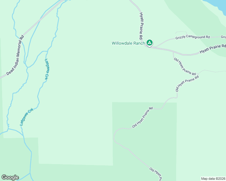 map of restaurants, bars, coffee shops, grocery stores, and more near Old Hyatt Prairie Road in Ashland
