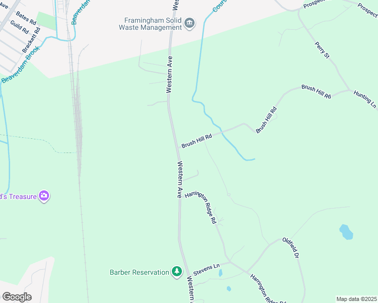 map of restaurants, bars, coffee shops, grocery stores, and more near 89 Brush Hill Road in Sherborn
