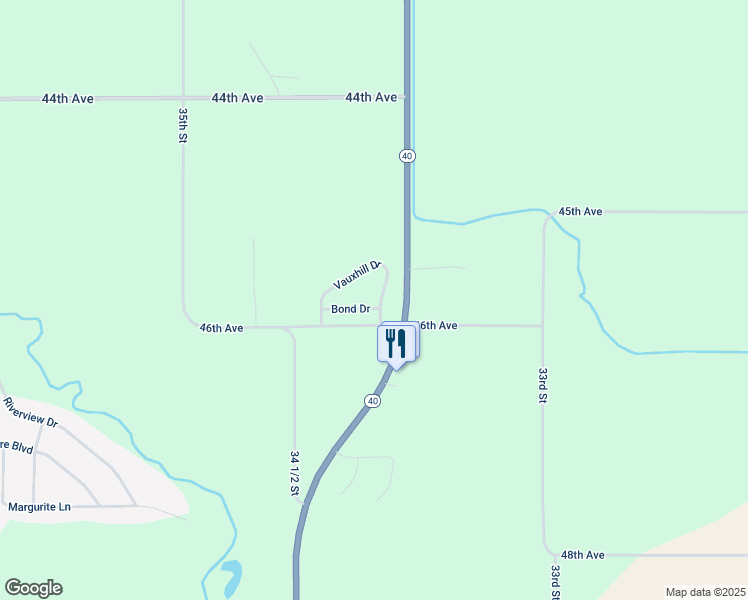 map of restaurants, bars, coffee shops, grocery stores, and more near 34110 Vauxhill Drive in Paw Paw