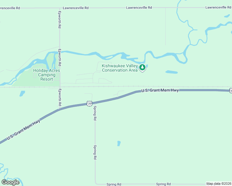 map of restaurants, bars, coffee shops, grocery stores, and more near 9130 U.S. 20 in Garden Prairie