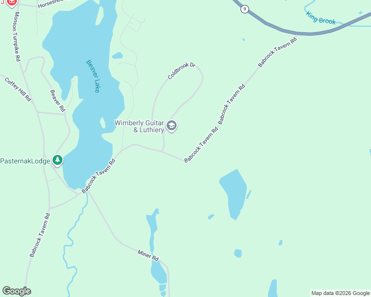 map of restaurants, bars, coffee shops, grocery stores, and more near 69 Babcock Tavern Road in Ware