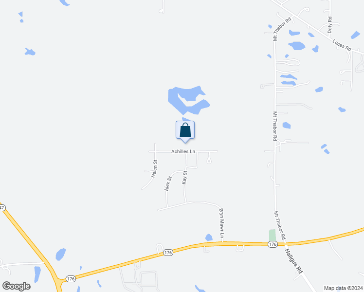 map of restaurants, bars, coffee shops, grocery stores, and more near 2464 Achilles Lane in Crystal Lake