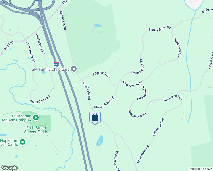 map of restaurants, bars, coffee shops, grocery stores, and more near 12 Edgehill Road in Hopkinton