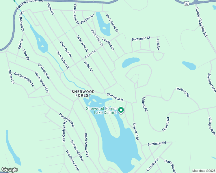 map of restaurants, bars, coffee shops, grocery stores, and more near 300-358 Little John Dr in Becket