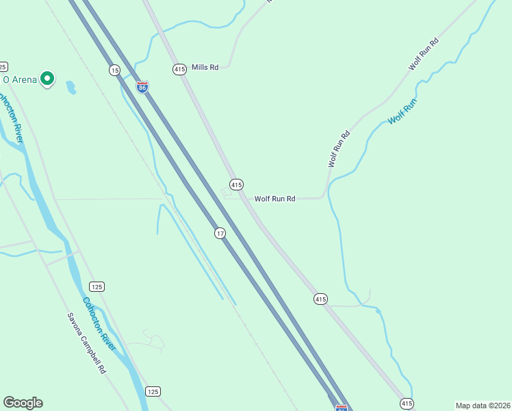 map of restaurants, bars, coffee shops, grocery stores, and more near 8403 New York 415 in Campbell