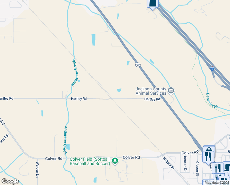 map of restaurants, bars, coffee shops, grocery stores, and more near 230 Hartley Road in Phoenix
