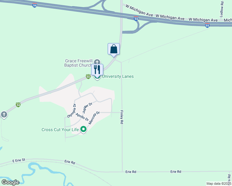 map of restaurants, bars, coffee shops, grocery stores, and more near 532 Neptune Dr in Albion