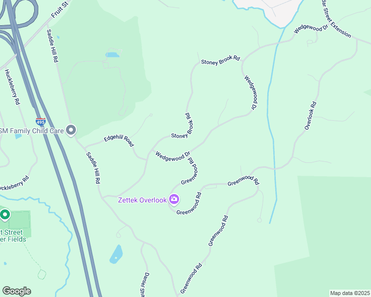 map of restaurants, bars, coffee shops, grocery stores, and more near 9 Wedgewood Drive in Hopkinton