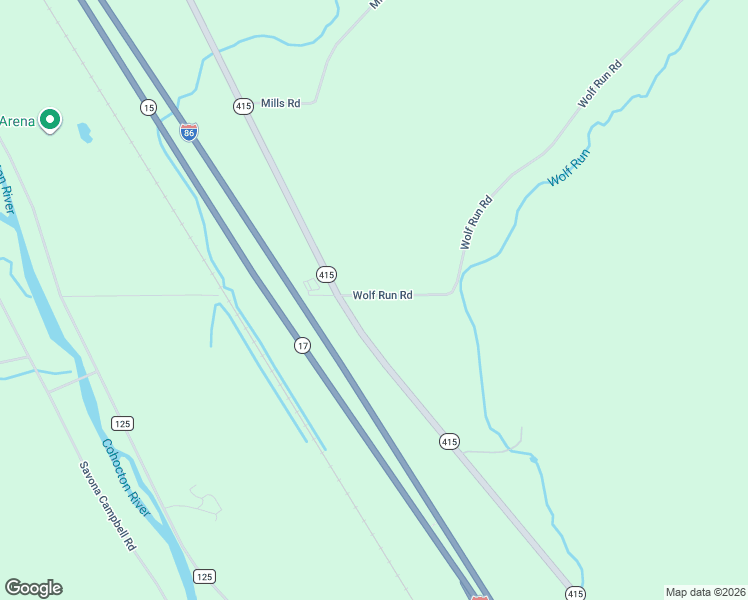 map of restaurants, bars, coffee shops, grocery stores, and more near 8403 New York 415 in Campbell