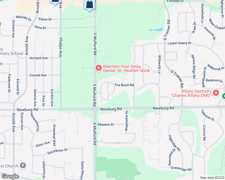 map of restaurants, bars, coffee shops, grocery stores, and more near 1426 Dry Creek Bend in Rockford