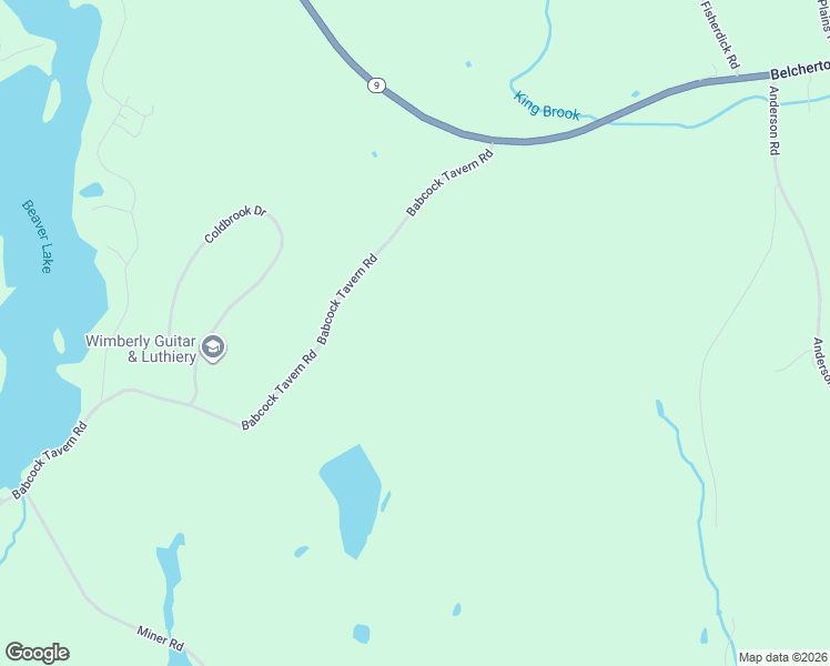 map of restaurants, bars, coffee shops, grocery stores, and more near 2-88 Babcock Tavern Road in Ware