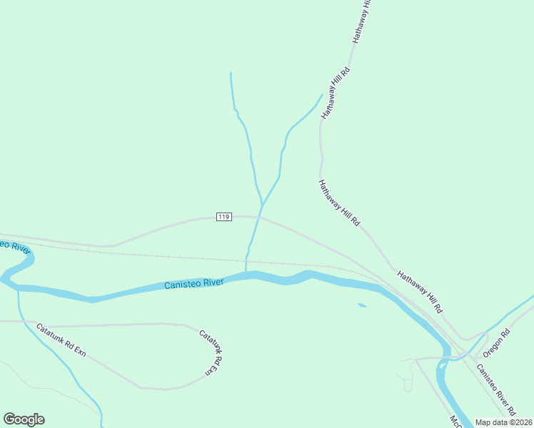 map of restaurants, bars, coffee shops, grocery stores, and more near Canisteo River Road in Canisteo