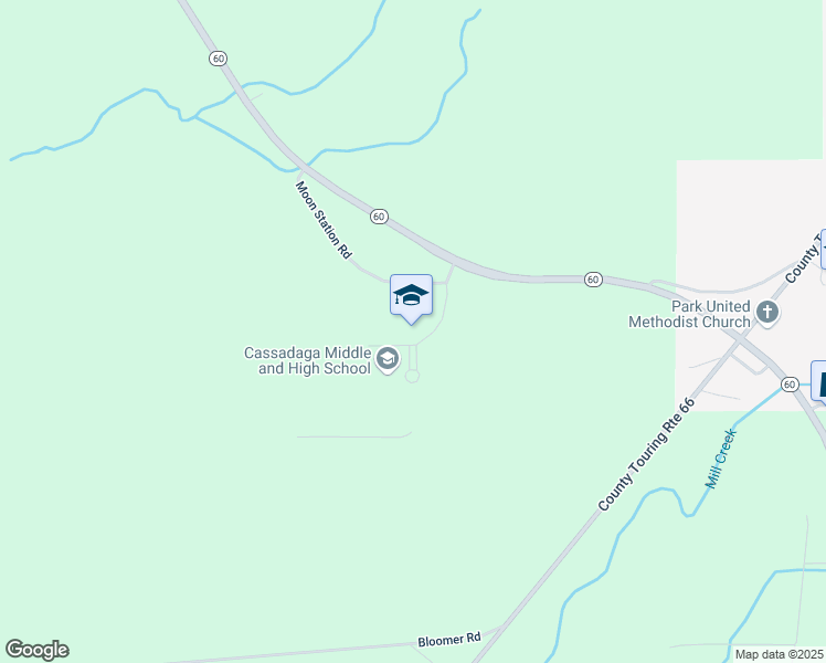 map of restaurants, bars, coffee shops, grocery stores, and more near 5935 New York 60 in Sinclairville