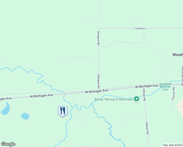 map of restaurants, bars, coffee shops, grocery stores, and more near 208 Glasgow Road in Jackson