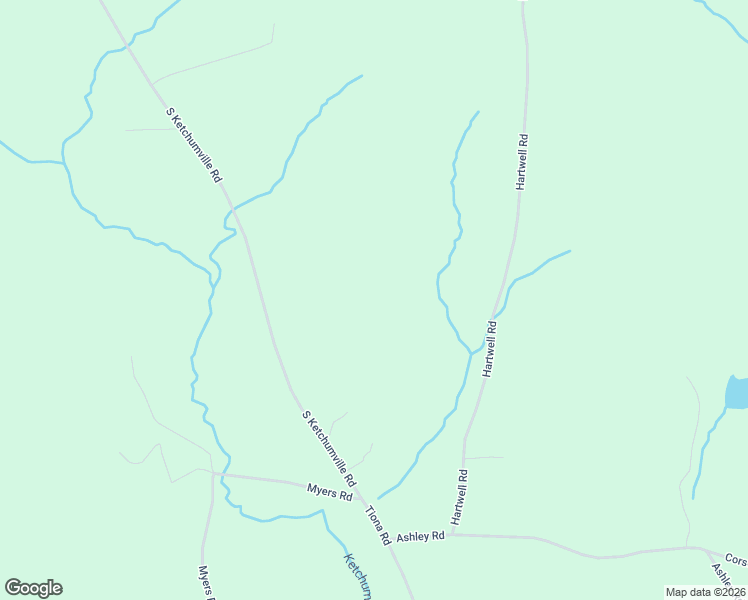 map of restaurants, bars, coffee shops, grocery stores, and more near 89 Hartwell Road in Newark Valley
