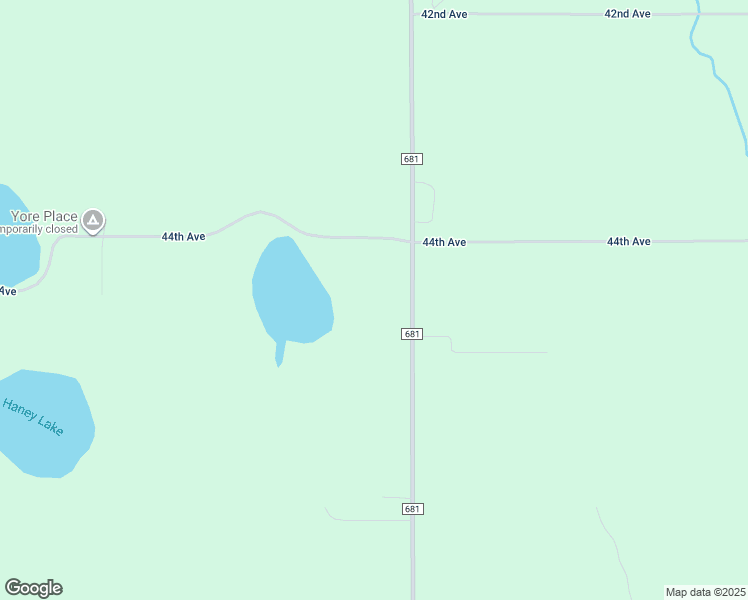 map of restaurants, bars, coffee shops, grocery stores, and more near 44476 County Road 681 in Lawrence