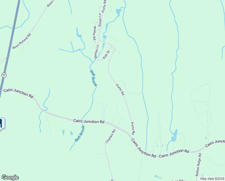 map of restaurants, bars, coffee shops, grocery stores, and more near 119 Porto Road in Catskill