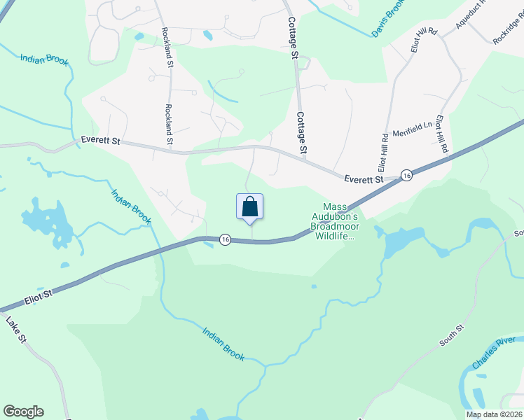 map of restaurants, bars, coffee shops, grocery stores, and more near 11 Wyndemere Lane in Natick
