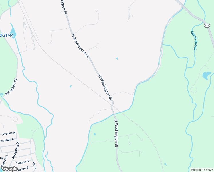 map of restaurants, bars, coffee shops, grocery stores, and more near 251 North Washington Street in Belchertown
