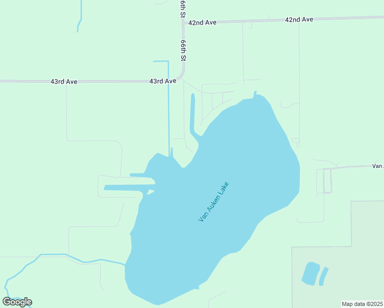 map of restaurants, bars, coffee shops, grocery stores, and more near 44361 66th Street in Bangor