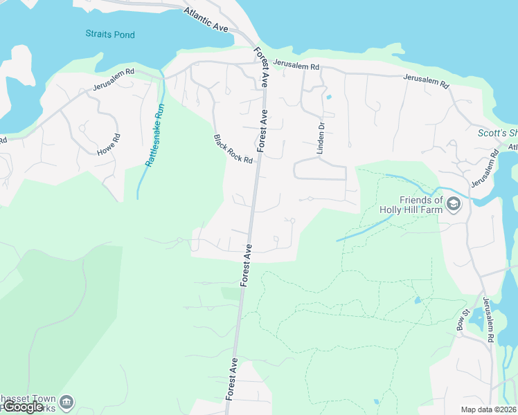 map of restaurants, bars, coffee shops, grocery stores, and more near 247 Forest Avenue in Cohasset