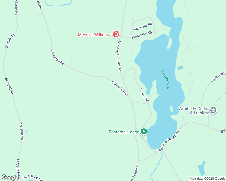 map of restaurants, bars, coffee shops, grocery stores, and more near 32 Coffey Hill Road in Ware