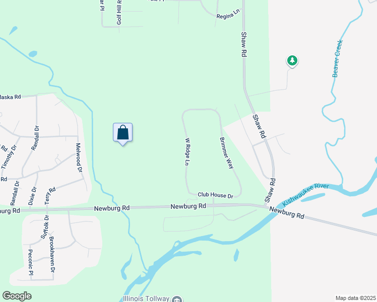 map of restaurants, bars, coffee shops, grocery stores, and more near 7263 West Ridge Lane in Cherry Valley