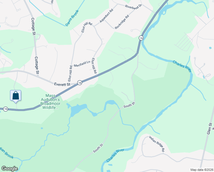 map of restaurants, bars, coffee shops, grocery stores, and more near 5 Grist Mill Lane in Natick