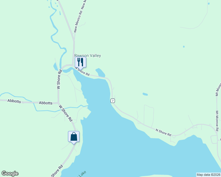 map of restaurants, bars, coffee shops, grocery stores, and more near 373D North Shore Road in Cuba